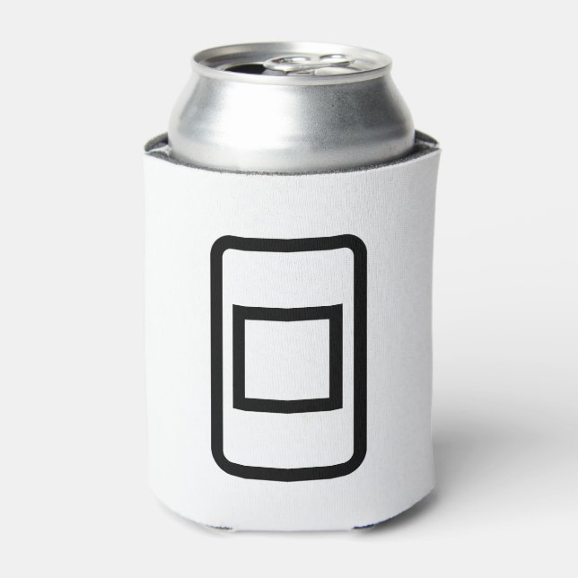 Zener Card | Hollow Square Can Cooler (Can Front)
