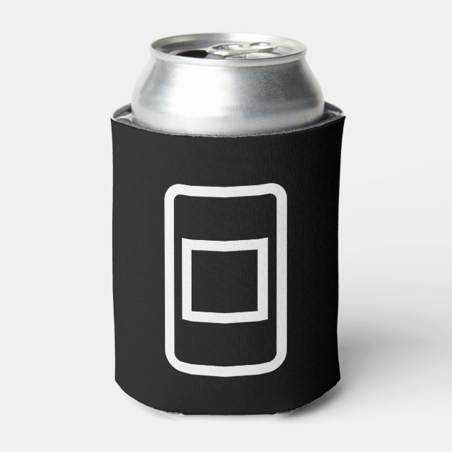 Zener Card | Hollow Square Can Cooler (Can Front)