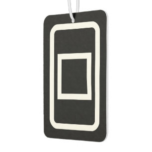 Zener Card   Hollow Square Car Air Freshener