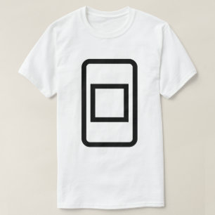 Zener Card   Hollow Square T-Shirt