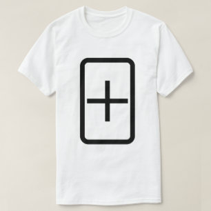 Zener Card   Plus Sign T-Shirt