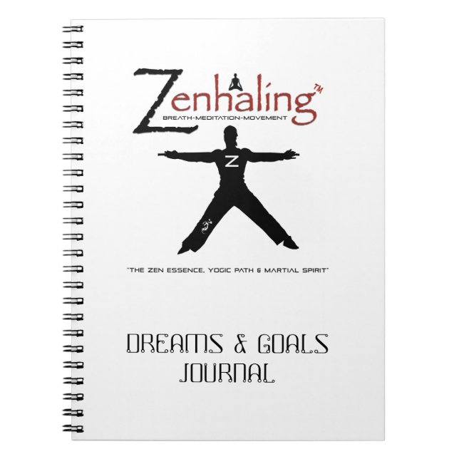Zenhaling Dreams & Goals Journal (Front)