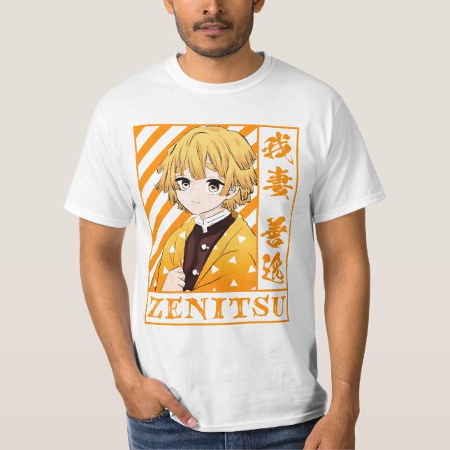 Zenitsu  Kimetsy on yaiba T-Shirt (Front)
