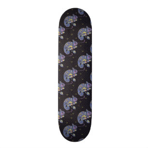 Zentangle Lizard Skateboard