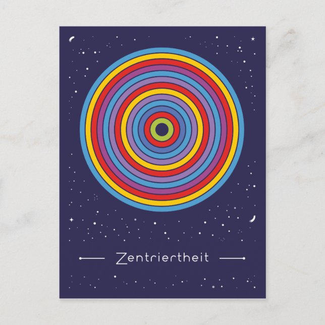 Zentriertheit Postcard (Front)