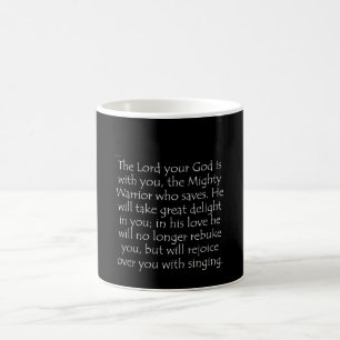 Zephaniah 3:17 coffee mug