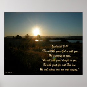 Zephaniah 3:17 SE2 Poster