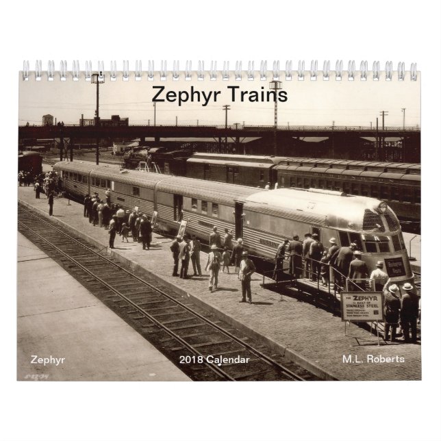 Zephry Trains Calendar (Cover)