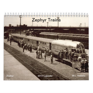 Zephry Trains Calendar