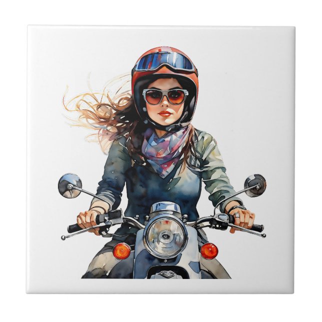 “Zephyra”  “Vento Dolce” – Sweet Wind   Tile (Front)