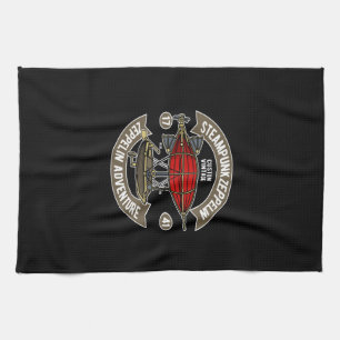 zeppelin adventure tea towel