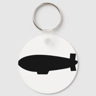 zeppelin airship icon key ring