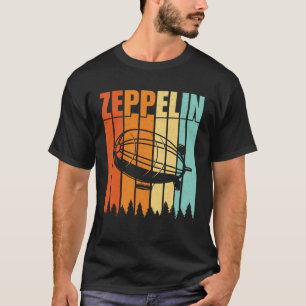 Zeppelin Retro Sunset Vintage Airship Aircraft Zep T-Shirt