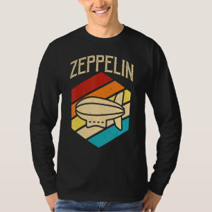 Zeppelin Retro Vintage Sunset 70s 80s Distressed D T-Shirt