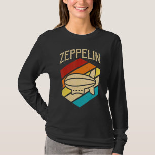 Zeppelin Retro Vintage Sunset 70s 80s Distressed D T-Shirt