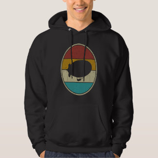 Zeppelin Retro Vintage Sunset  Dirigible Airship Hoodie