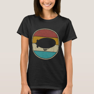 Zeppelin Retro Vintage Sunset Dirigible Airship T-Shirt