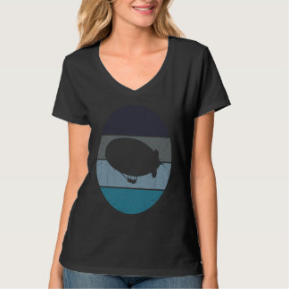 Zeppelin Retro Vintage Sunset Dirigible Airship T-Shirt