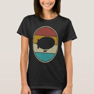 Zeppelin Retro Vintage Sunset Dirigible Airship T-Shirt