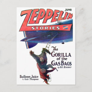 Zeppelin Stories Postcard