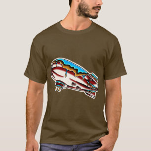 zeppelin traditional tattoo metal T-Shirt