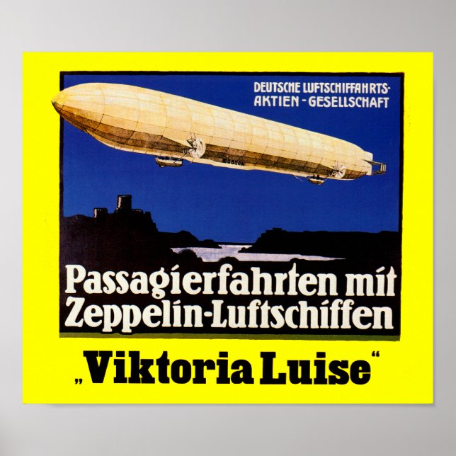 Zeppelin Viktoria Luise Poster (Front)
