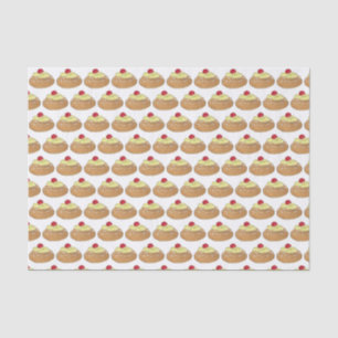 ZEPPOLE Italian Fried Dough Pastry Bakery Foodie Tissue Paper