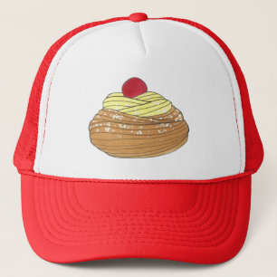 ZEPPOLE Italian Fried Dough Pastry Bakery Foodie Trucker Hat