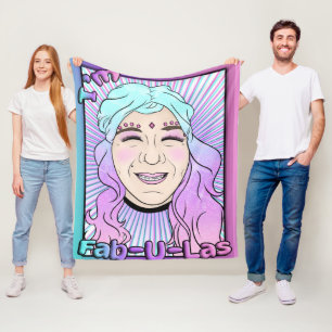 Zer0's Fab-U-Las Fleece Blanket, Medium Blanket