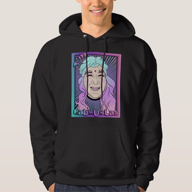 Zer0's Fab-U-Las Men's Hooded Sweatshirt (Front)