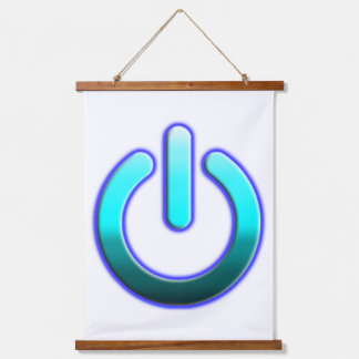 Zer0's Power Wood Topped Wall Tapestry