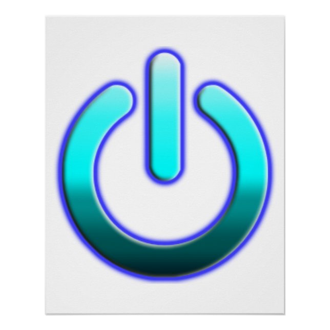 Zer0's Power Zazzle Glossy Poster (Front)