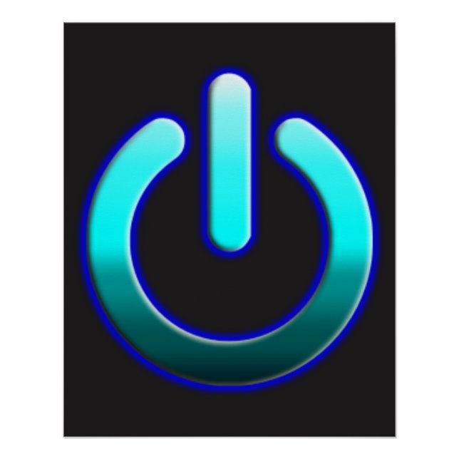 Zer0's Power Zazzle Glossy Poster (Front)