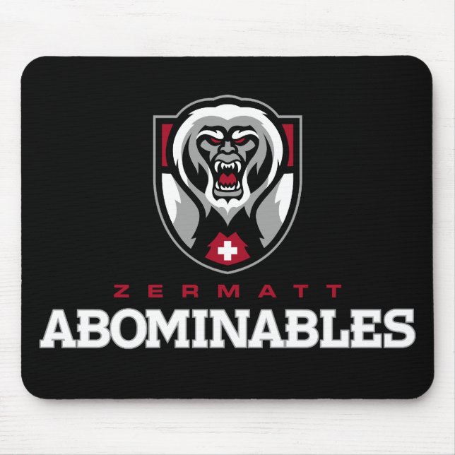 Zermatt Abominables Mouse Mat (Front)