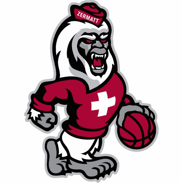 Zermatt Abominables Photo Sculpture Decoration (Front)