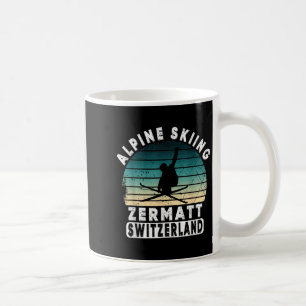 Zermatt Alpine Skiing Switzerland Mountains Swiss Coffee Mug