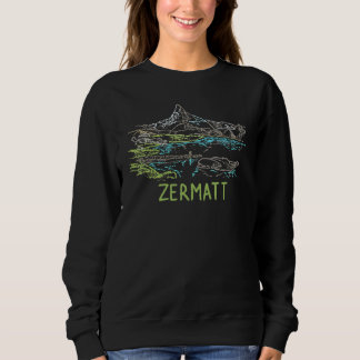 Zermatt City Switzerland souvenir for men women Sweatshirt