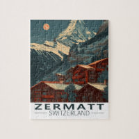 Zermatt Matterhorn Vintage Travel