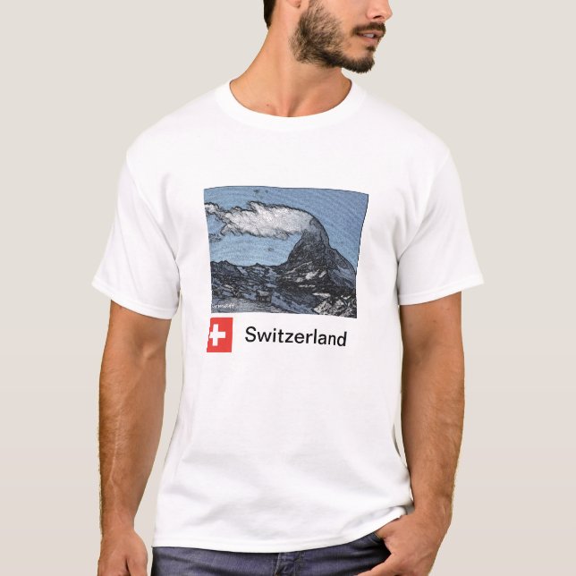 Zermatt souvenir T Shirt (Front)