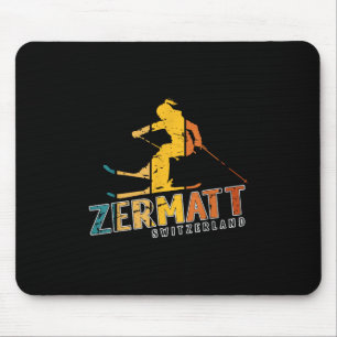 Zermatt Swiss Alps Alpine Skiing Switzerland Mount Mouse Mat