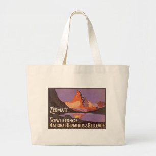Zermatt Switzerland Large Tote Bag