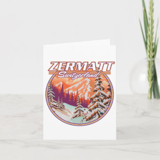 Zermatt switzerland logo invitation
