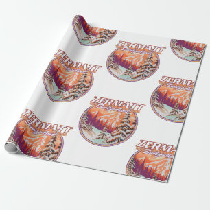 Zermatt switzerland logo wrapping paper