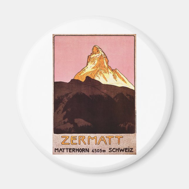 Zermatt Switzerland Magnet (Front)