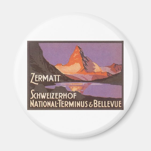 Zermatt Switzerland Magnet (Front)
