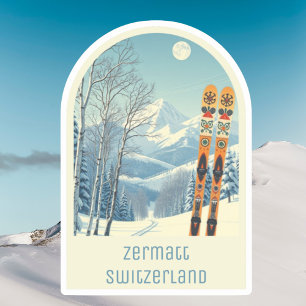 Zermatt Switzerland ski holiday souvenir 