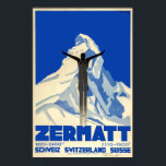Zermatt, Switzerland,Ski Poster<br><div class="desc">Recommended sizes: Extra small, Small, Medium, Large and Extra large. If you want some special poster sizes, please contact me. Thank you. Zermatt, in southern Switzerland’s Valais canton, is a mountain resort renowned for skiing, climbing and hiking. The town, at an elevation of around 1, 600m, lies below the iconic,...</div>