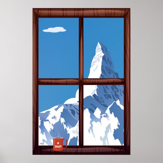 Zermatt,Switzerland,Ski Poster (Front)