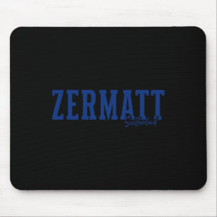 Zermatt Switzerland Swiss Alps Alpine Skiing Souve Mouse Mat