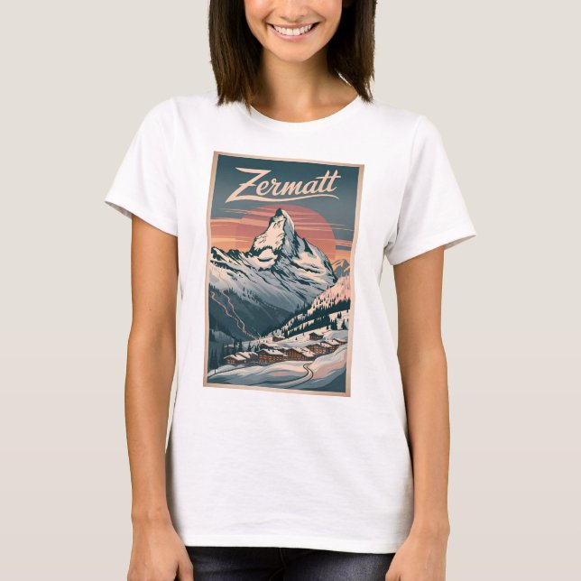 Zermatt vintage T-Shirt (Front)